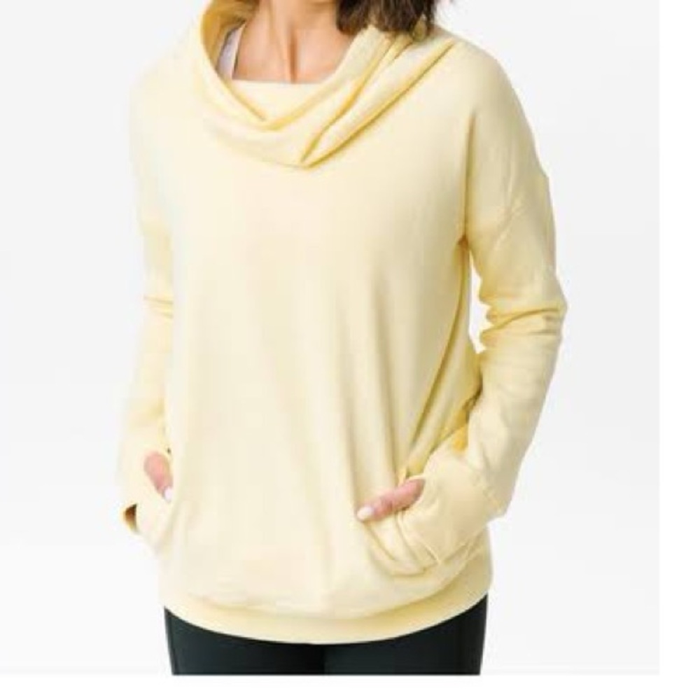 ZYIA Oh So Soft Yellow Hoodie - Picture 2 of 5